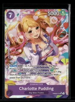 One Piece TCG Charlotte Pudding Premium Booster The Best- Vol 2 SR PRB02-010 Alt - Image 1