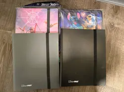 Ultra Pro Card Binder Lot, Lorcana Stitch, Mtg Lost Caverns Of Ixalan - Image 1