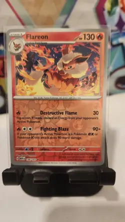 Flareon Reverse Holo NM 136/165 Scarlet & Violet 151 Pokemon Card - Image 1