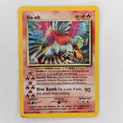 HOLO HO-OH 7/64 NEO REVELATION UNLIMITED HP/DMG POKEMON - Image 1