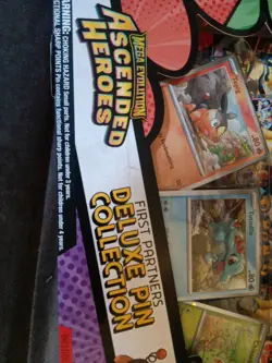 Pokemon Ascended Heroes First Partners Deluxe Pin Collection Kit Tepig Totodile… - Image 4
