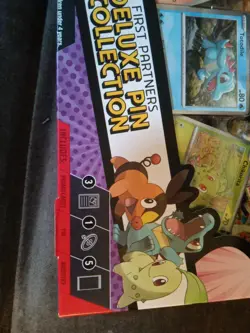 Pokemon Ascended Heroes First Partners Deluxe Pin Collection Kit Tepig Totodile… - Image 5