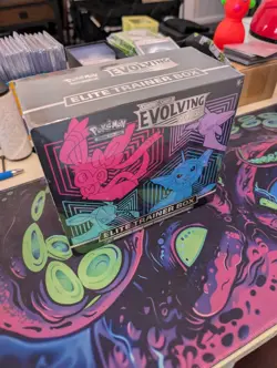 Pokemon Evolving Skies ETB (Sylveon Espeon Glaceon Vaporeon) **small tear - Image 1