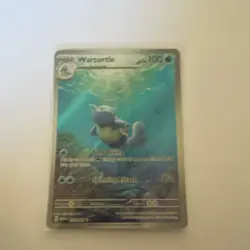 Pokemon Wartortle 171/165 Sv: Scarlet & Violet 151 Illustration Rare Holo 100HP - Image 1