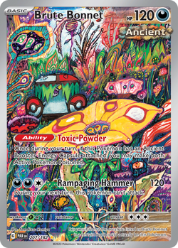 BRUTE BONNET 207/182 ILLUSTRATION RARE PARADOX RIFT POKEMON NEAR MINT - Image 1