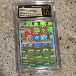 Pokemon Vileplume 045/165 Master Ball Reverse Holo CGC Pristine 10 Japanese - Image 1