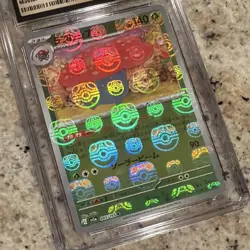 Pokemon Vileplume 045/165 Master Ball Reverse Holo CGC Pristine 10 Japanese - Image 4
