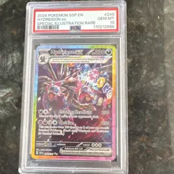 Pokemon TCG Hydreigon ex Special Illustration Rare Holo Sv08 240/191 PSA 10 2024 - Image 1