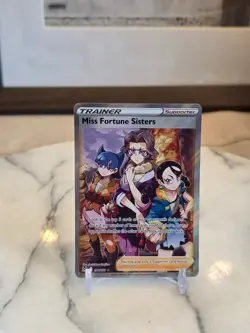 Pokemon TCG Miss Fortune Sisters (Full Art) 194/196 Swsh11: Lost Origin Holo LP - Image 1
