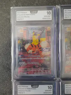 AOG 10 Pokemon Pikachu Detective SV-P 098 Japanisch Promo - Image 2