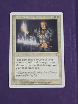 Reverse Damage 7th Edition Regular Magic The Gathering MTG Near Mint - Image 1