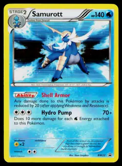Samurott - Holo #BW22 Promo Pokemon Black and White Promos LP - Image 1