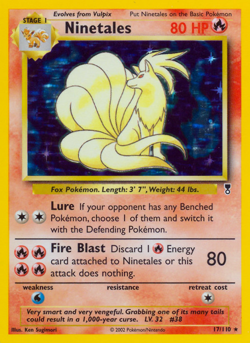 Pokemon - Ninetales 17/110 Legendary Collection - Reverse Holo Rare - HP - Image 4