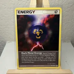 Dark Metal Energy 97/110 EX Holon Phantoms Pokemon TCG - Image 1