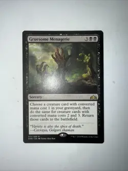 Gruesome Menagerie - Guilds of Ravnica - Magic the Gathering MTG - Black - Image 1