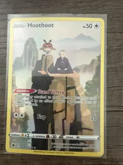 Pokemon TCG Hoothoot TG12/TG30 Swsh10 Trainer Gallery Astral Radiance - Image 1