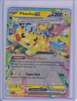 Pikachu ex 57/191 Surging Sparks Double Rare NM Pokemon NM/MINT - Image 3