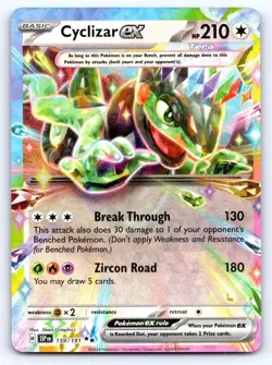 Cyclizar ex 159/191 Double Rare Surging Sparks Pokemon Near Mint - Image 1