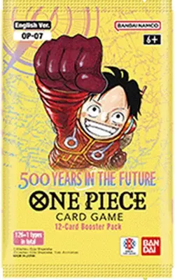 500 Years in the Future OP-07 Booster Pack - Sealed - One Piece TCG - Image 1