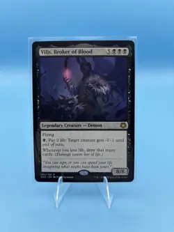 MTG Rare Demon Vilis, Broker of Blood Legendary Creature Card 063/136 - Image 1