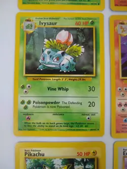 Pokemon Base Set Starters + Evolutions + Pikachu + Eevee+Jigglypuff- Exact Cards - Image 5