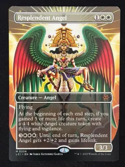 1x MTG Resplendent Angel (Borderless) - The Lost Caverns of Ixalan (LCI) #334 - Image 1