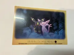 Eevee & Colorful Friends Clear Card 7/7 Umbreon Espeon Pokemon Center - Image 1