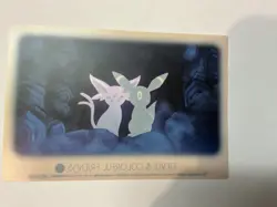 Eevee & Colorful Friends Clear Card 7/7 Umbreon Espeon Pokemon Center - Image 2