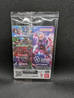 Sealed Gundam Card Game World Tour 2025 English EX Base EXBP-003 Promo Card - Image 2