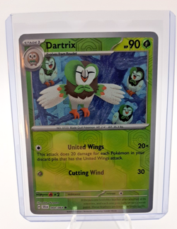 Pokemon Dartrix Scarlet & Violet 004/064 Reverse Holo TCG Card Game - Image 1