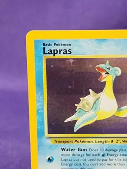 Pokemon Card Lapras 10/62 Rare Holo Fossil Set - Image 3
