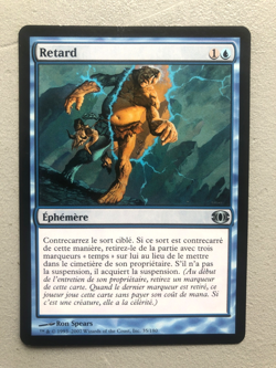 Mtg Carte Magic Future Sight Delay Retard French LP/MP - Image 1