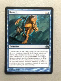 Mtg Carte Magic Future Sight Delay Retard French NM/LP - Image 1