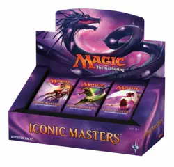 MTG Magic The Gathering ICONIC MASTERS Sealed Booster Box English 630509571857 - Image 1