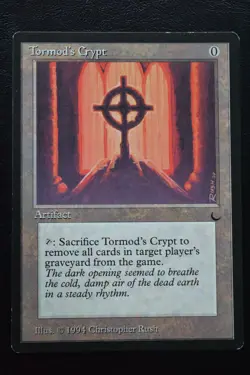 Magic The Gathering MTG TORMOD'S CRYPT The Dark MP Moderately Played - Image 1