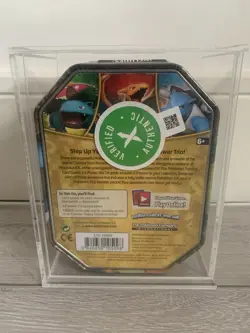 Pokemon TCG Charizard EX Tin XY 2014 SEALED GENUINE + Acrylic Case - Image 2