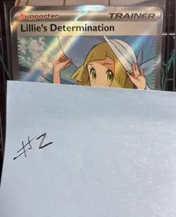 Pokemon TCG Mega Evolution Lillie’s Determination Full Art Trainer Card 169/132 - Image 3