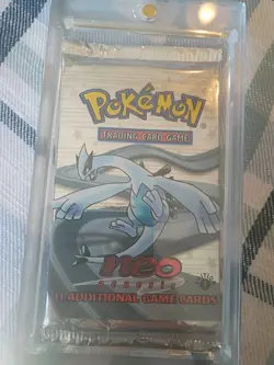 (3) Pokemon Vintage Packs SEALED - Neo Genesis 1st Edition, Fossil 1st Edition - Image 1