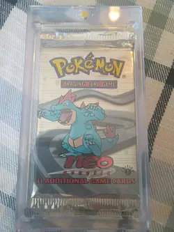 (3) Pokemon Vintage Packs SEALED - Neo Genesis 1st Edition, Fossil 1st Edition - Image 3