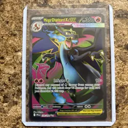 Mega Charizard X Ex Pokemon English #109 Ultra Rare Phantasmal Flames Inferno - Image 1