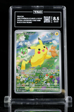 Pikachu SVP 088 Scarlet & Violet Black Star Promo Paldea Adventure Chest Pokemon - Image 3