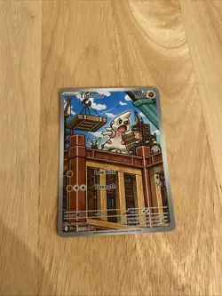 Pokemon TCG Timburr 125/086 SV: Scarlet & Violet Black Bolt Illustration Rare NM - Image 2