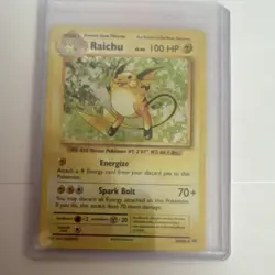 Pokemon Raichu 36/108 Evolutions Holo Rare Stage 1 100 HP English 2016 - Image 1