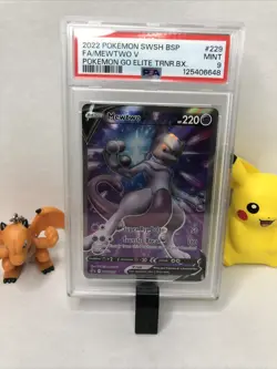 Mewtwo V Full Art Pokemon GO Promo PSA 9 - Image 1