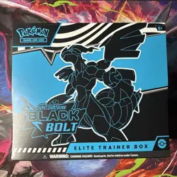 Pokemon TCG SV10.5 Black Bolt Elite Trainer Box | Black Bolt ETB NEW SEALED - Image 1