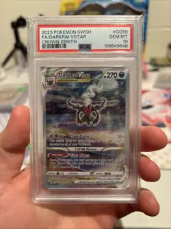 2023 Pokemon SWSH Crown Zenith GG50 Darkrai VSTAR PSA 10 GEM MINT 🌟 - Image 1