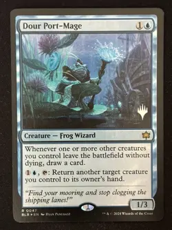 1x MTG Dour Port-Mage (Foil) - Promo Pack: Bloomburrow (PPBLB) #47 - Magic - Image 1