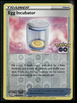 Egg Incubator Pokemon GO 066/078 Reverse Holo NM - Image 1