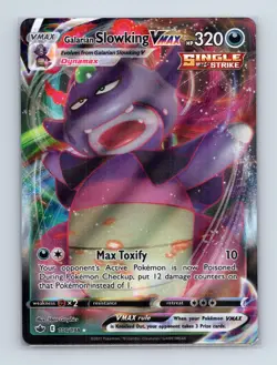 Galarian Slowking VMAX 100/198 Holo VMAX Rare Chilling Reign Pokemon Holo NM - Image 1