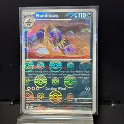 Mandibuzz 064/086 NM – Master Ball Holo – 2025 TCG Pokemon White Flare - Image 1